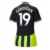 Camiseta Manchester City Ilkay Gundogan #19 Visitante Equipación para mujer 2024-25 manga corta